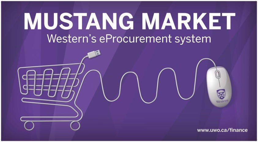 Mustang Market Postcard